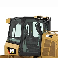 Стекло заднее правое верхние кузовное на Caterpillar D5KXL/D6K