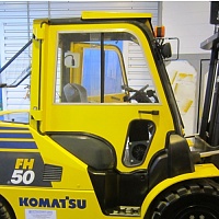 Металлическая кабина на погрузчик Komatsu 4-5т серии FH