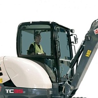 Стекло дверное верхнее Terex TC35