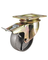 Колёсная опора KAMA 3602-DDB-150-F18-HT с тормозом