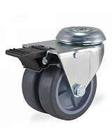 Колёсная опора KAMA 2700-MTB-075-F18 с тормозом