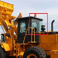 Стекло кабины заднее Liugong 855