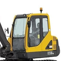 Стекло дверное Volvo EC 55 B