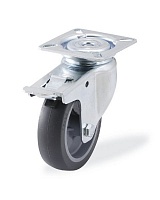 Колёсная опора Kama 1702-MTB-075-F18 с тормозом