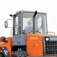 Стекло дверное верхнее для Hitachi LX 70