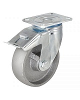 Колёсная опора KAMA 3802-DDB-100-F18-HT с тормозом