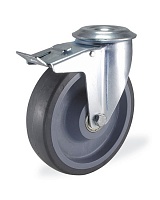 Колёсная опора KAMA 3300-CTR-100-F18 с тормозом