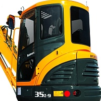 Стекло дверное нижнее Hyundai  R35Z-9