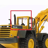 Стекло кабины заднее Komatsu  WA420/WA450